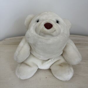 Gund "Snuffles" White 10"  Polar Bear Plush Stuffed Animal Vintage Soft